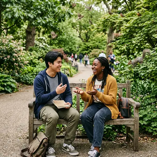 Heartfelt Story of Platonic Friendship in City Park