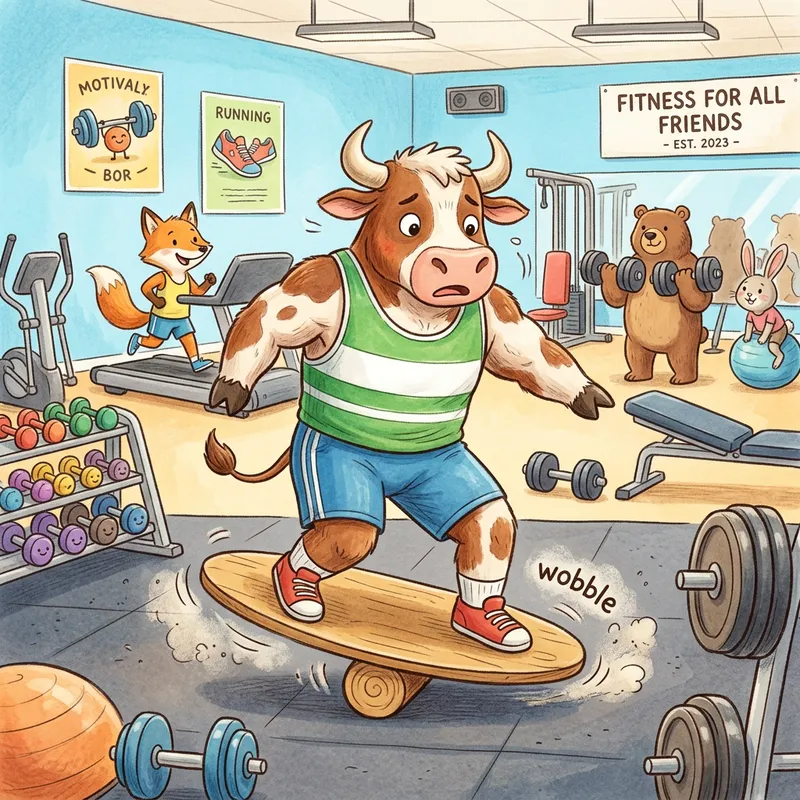 Fun Bull Balance Board Gym Membership Comedy
