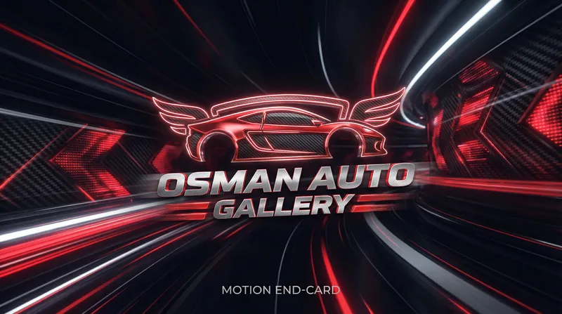 Dynamic Logo Motion End-Card for Osman Auto Gallery