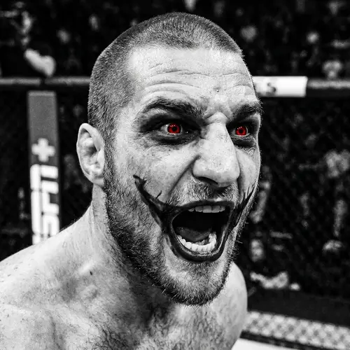 Scary Sean Strickland Photo in the Octagon