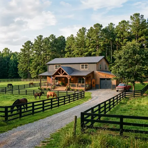 Charming Barndominium Amidst Lush Pastures