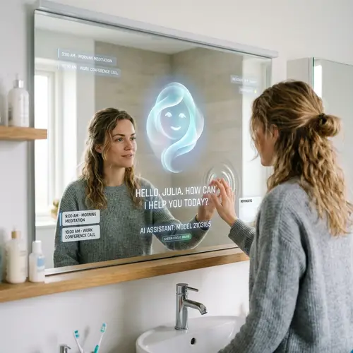AI Assistant Inside the Mirror - Your Smart Companion