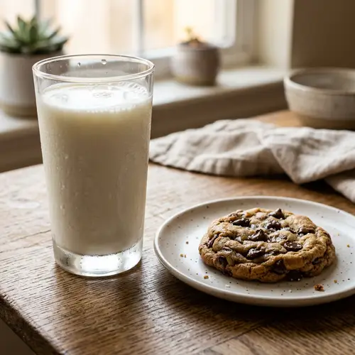 Delicious Milk and Cookie Combo