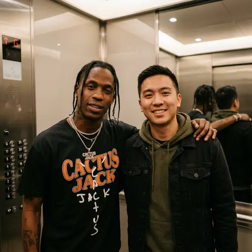 Travis Scott Elevator Photo Experience