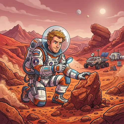 Entrepreneur on Mars: A Cartoon Adventure