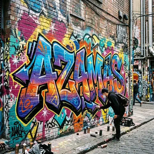 Stunning AZAMAS Graffiti Art Creation