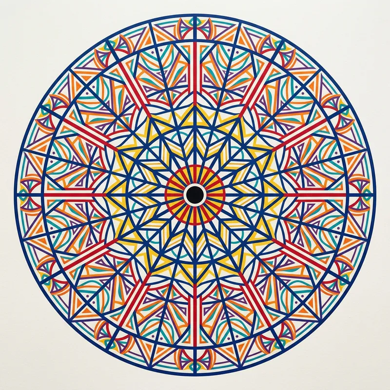 Minimalist Geometric Circle Design for Balance and Harmony Minimalist Geometric Circle Design for Balance and Harmony