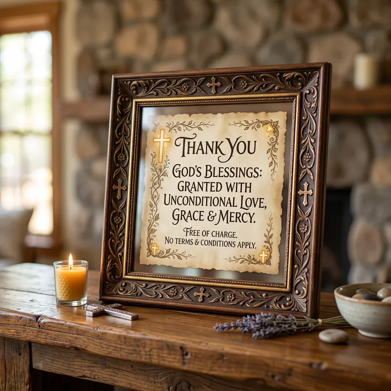 Blessed Picture Frame for God - No Terms