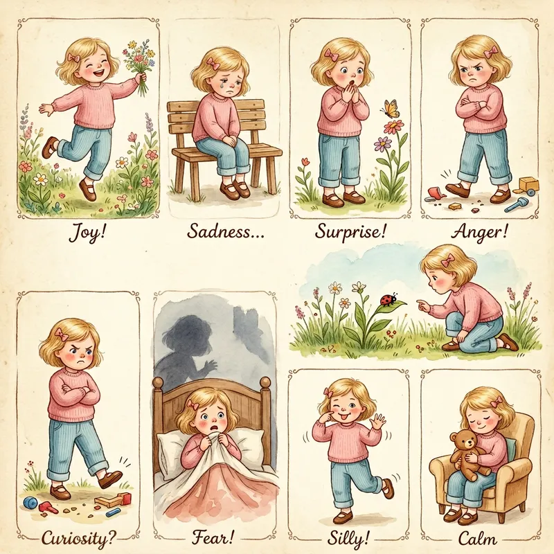 Adorable 5-Year-Old Blond Girl in Blue Trousers | Cute Children's Book Illustrations Adorable 5-Year-Old Blond Girl in Blue Trousers | Cute Children's Book Illustrations