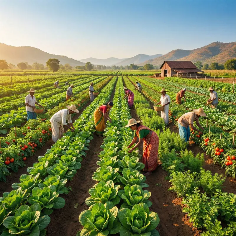 FreshMenu's Farm-to-Table Visual Journey: Sourcing Freshness