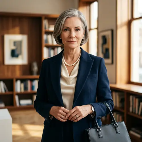 Graceful and Elegant Mature Lady with Strong Character and Charisma