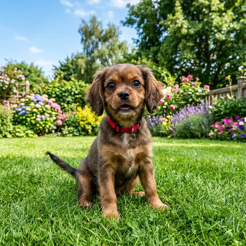Adorable Puppy with Floppy Ears | Playful and Loving Companion