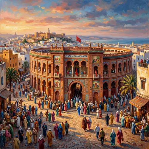 Vibrant Scenes of Sagrada Familia, Tangier