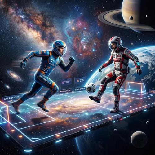 IShowSpeed and Ronaldo: Football in Space Adventure