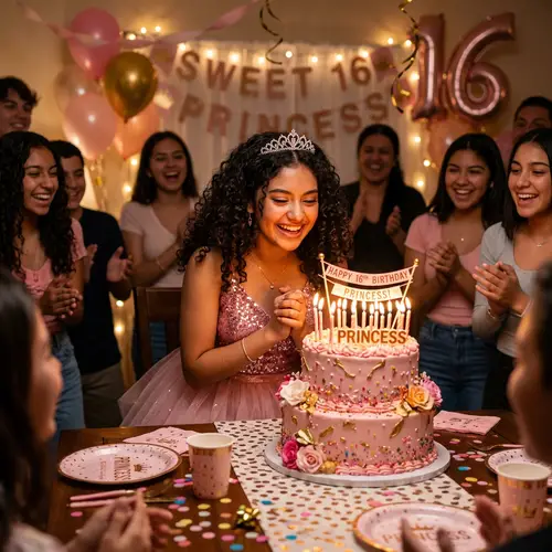 Sweet 16 Birthday Celebration with 'Princess' - Fun & Festive Event