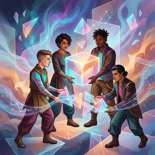 Diverse Teamwork | Abstract Unity Imagery