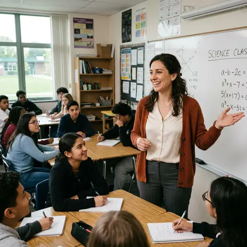 Inspiring Classroom Moments with a Beautiful Teacher