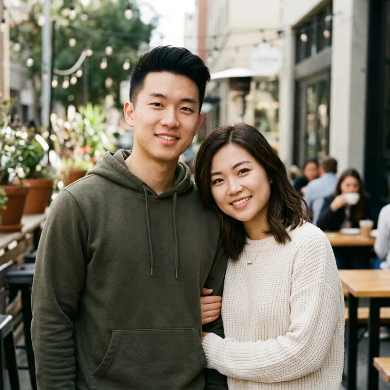 Beautiful Asian Girl Beside Me