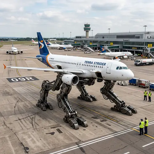 Airplane with Legs: A Unique Design Concept
