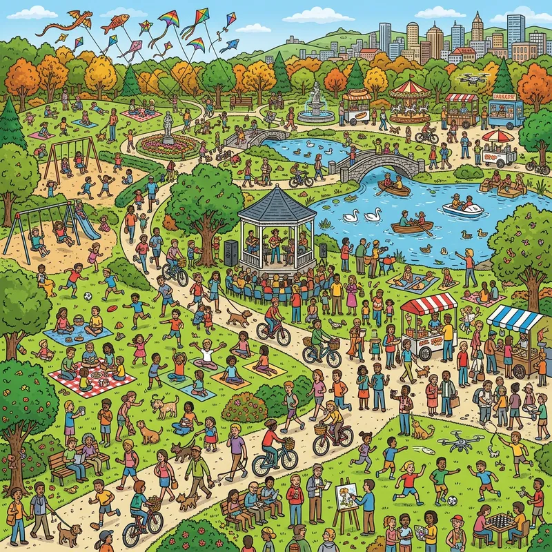 Search the Park: Fun Where's Waldo Style Game