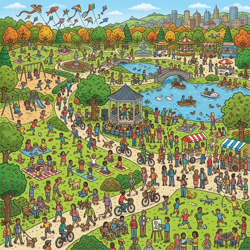 Search the Park: Fun Where's Waldo Style Game