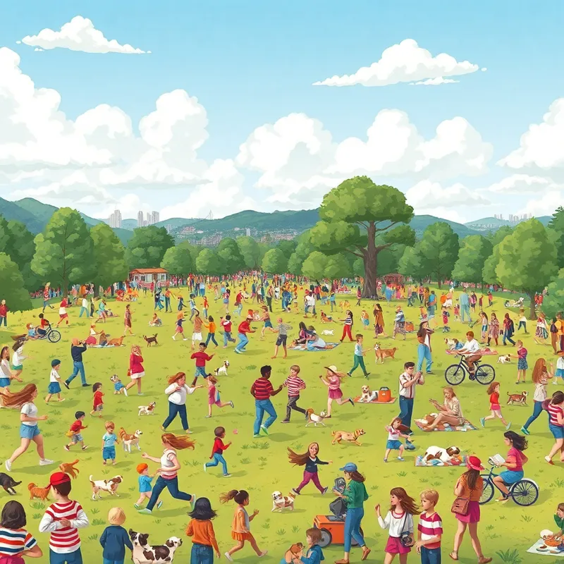 Search the Park: Fun Where's Waldo Style Game Search the Park: Fun Where's Waldo Style Game