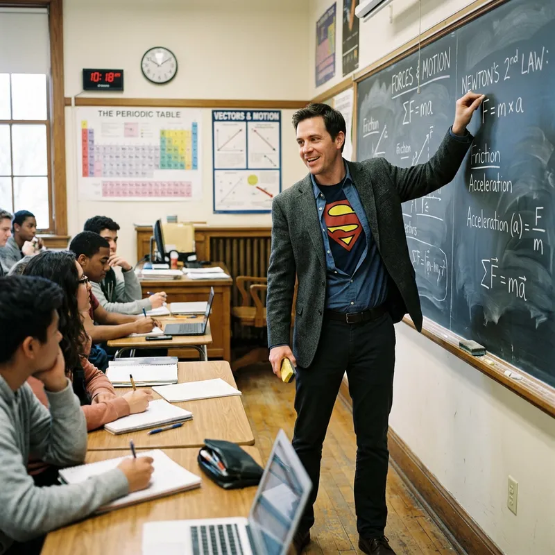 Superhero Teacher: Inspiring Education