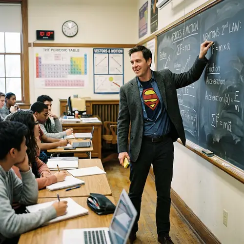 Superhero Teacher: Inspiring Education