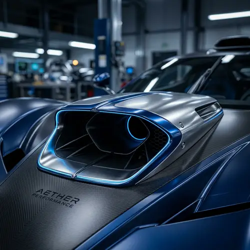 Futuristic Air Intake Scoop Design