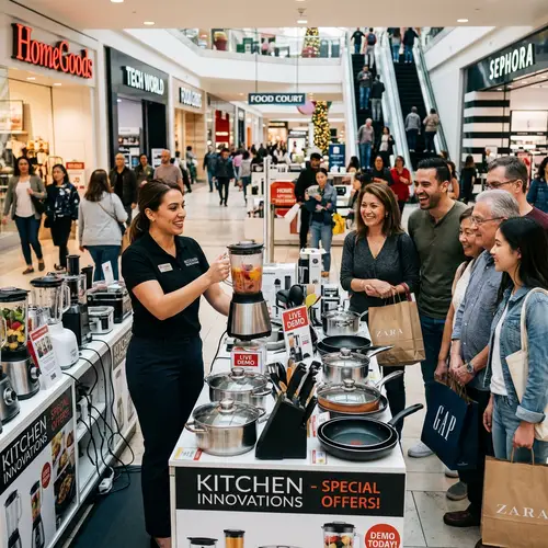 Direct Sales of Kitchen Products at Malls