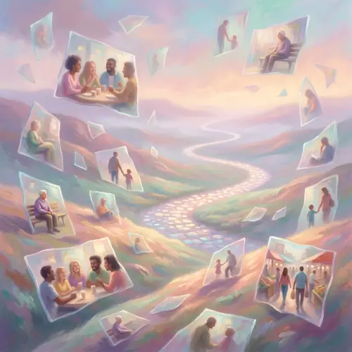 Abstract Memories | Dreamlike Fragments and Vibrant Landscapes