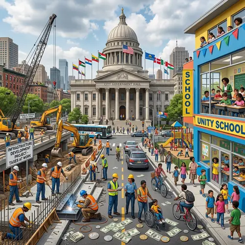 Diverse Government Spending Scene | Infrastructure & Education