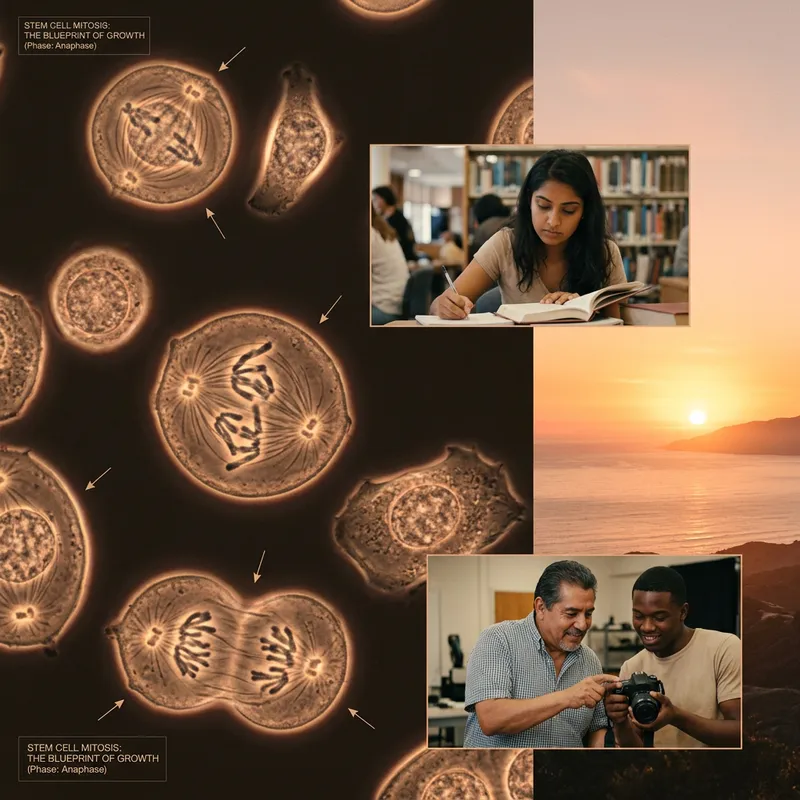 Mitosis and Personal Growth in Stem Cells