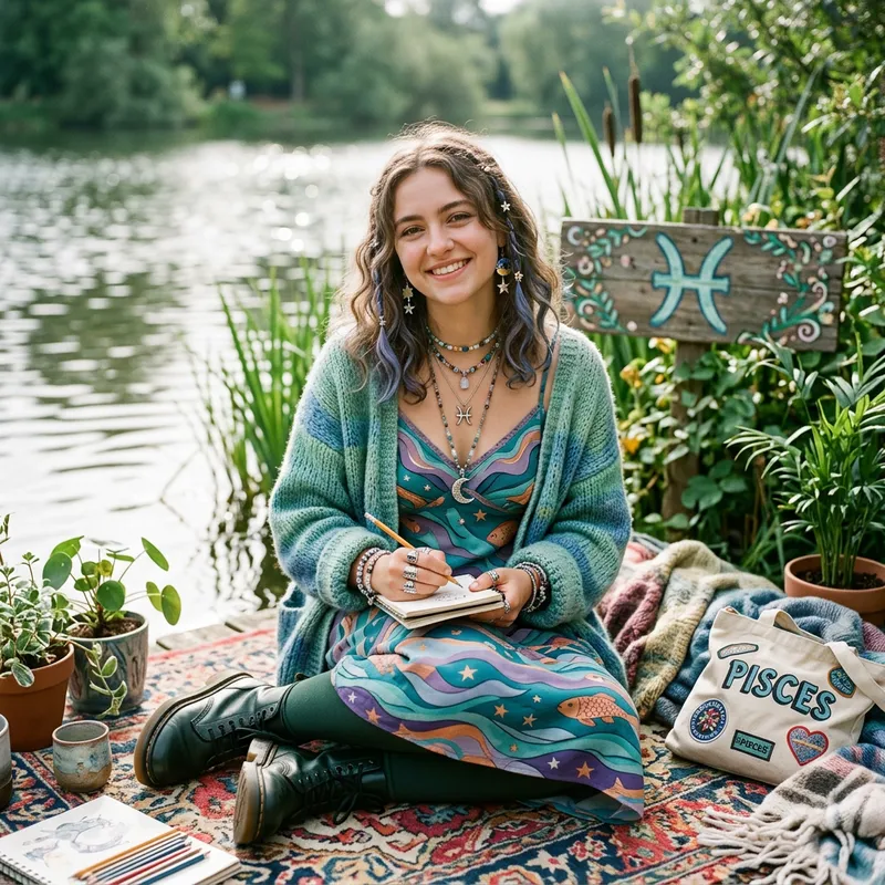 Pisces Zodiac Girl: Creative Artistic Style for Instagram