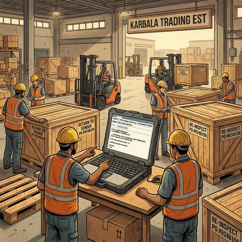 F-15SA Shipping & Receiving Coordination | KARBALA TRADING EST