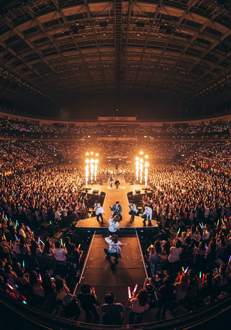 Kickflip Kpop Group: Epic Concert with Fans