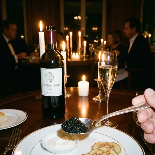 Luxurious Dining Experience with Black Caviar | Restaurant Ambiance