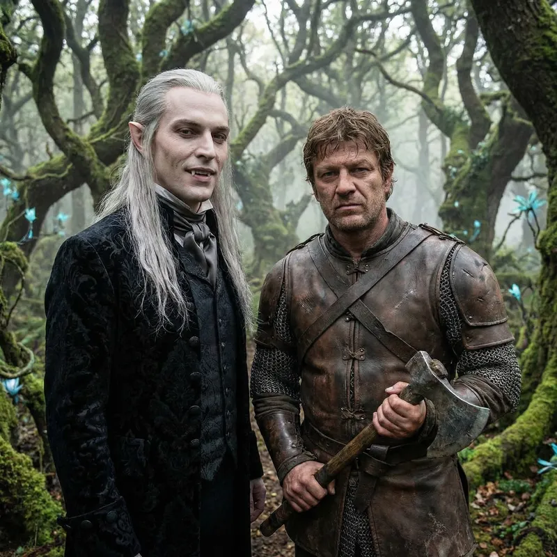 Astarion and Tav - Mystical Forest Encounter