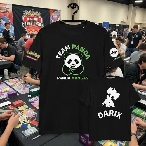 Team Panda Pokémon TCG Tournament Shirt Design
