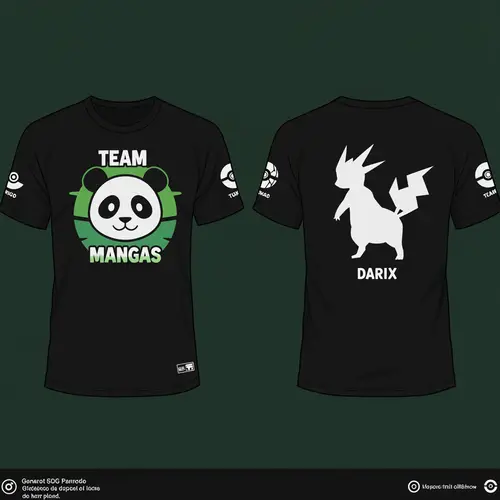 Team Panda Pokémon TCG Tournament Shirt Design
