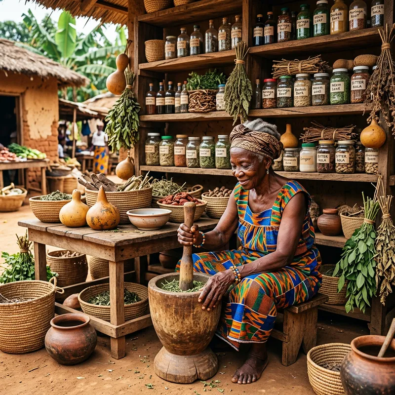 Traditional African Remedies: Vibrant Herbal Practices