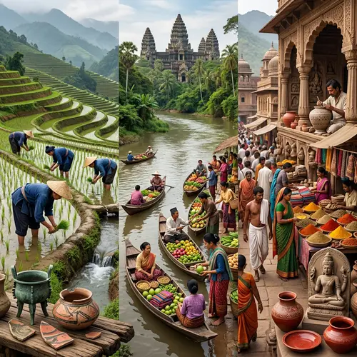 Interconnection of Humans and Environment in Asian Civilization Formation
