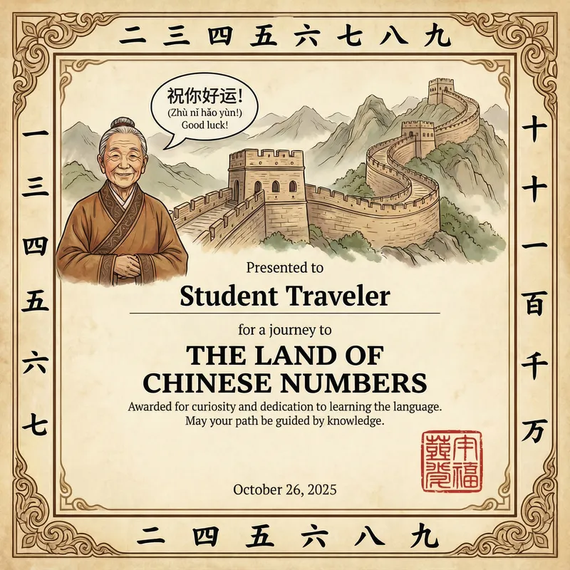 Travel Certificate for Learning Chinese in 2025