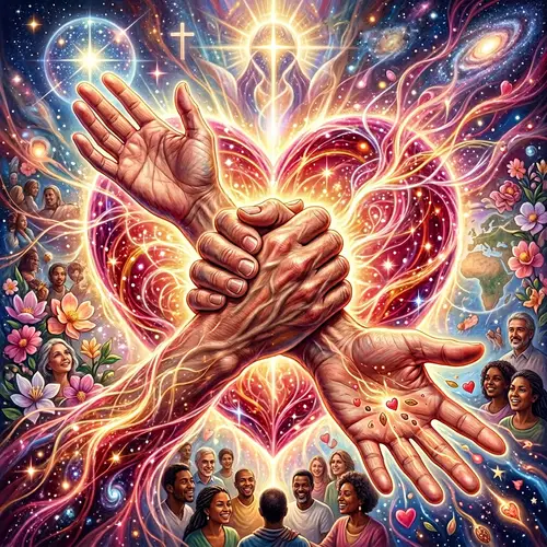 Radiant Heart Overflowing with Compassion and Love