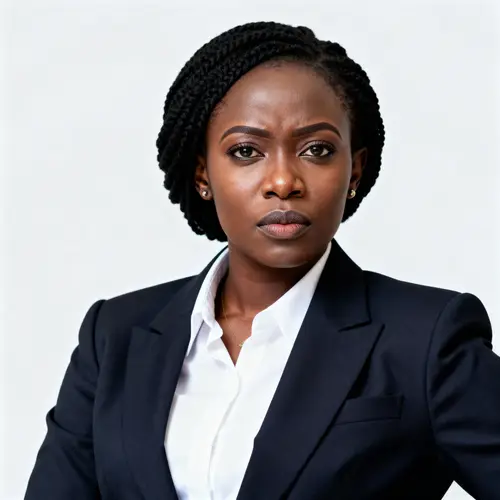 Confident Nigerian Businesswoman in a Suit