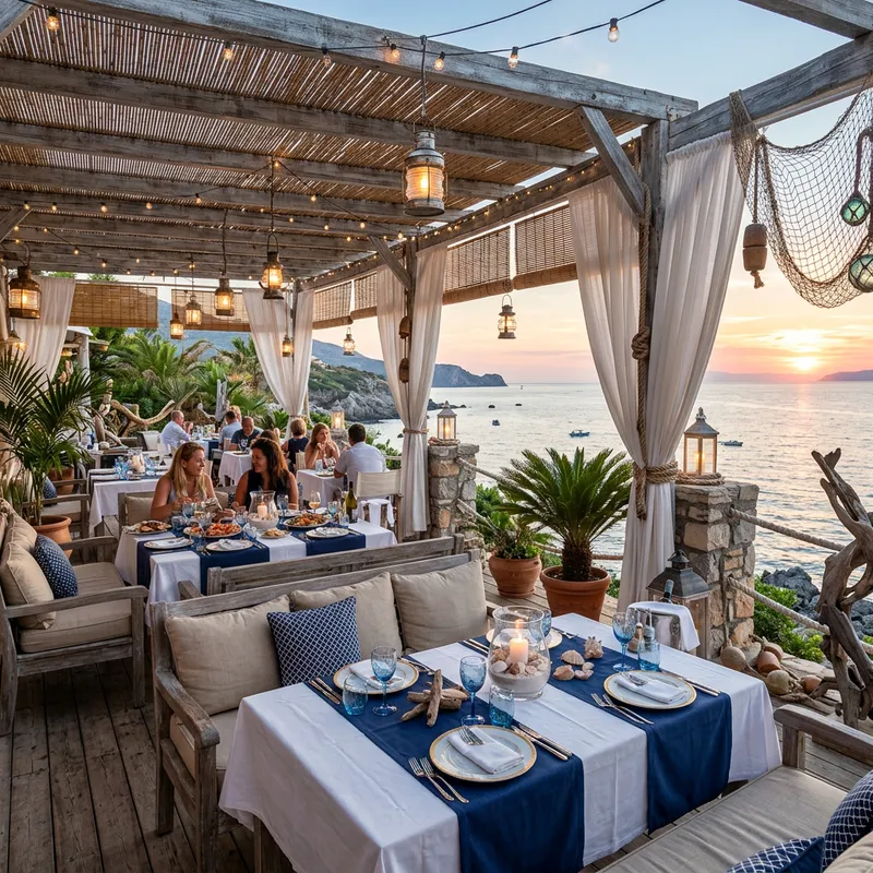 Seaside Seafood Restaurant: Dine Elegantly Outdoors