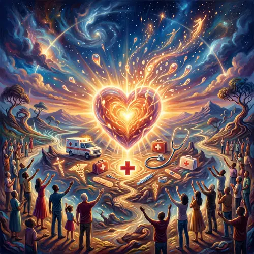 Impact of Saving Lives | Surrealist Landscape