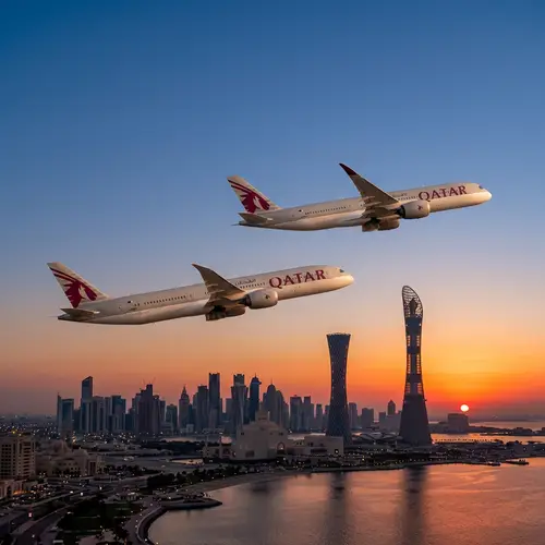 Cutting-Edge Fleet of Qatar Airways | Airplane & Landmarks