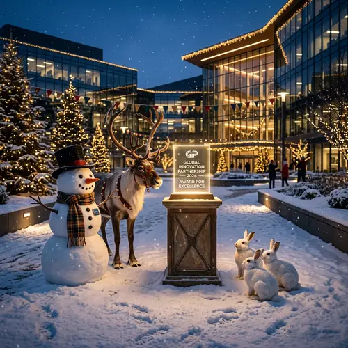 Dramatic Winter Wonderland Corporate Photography