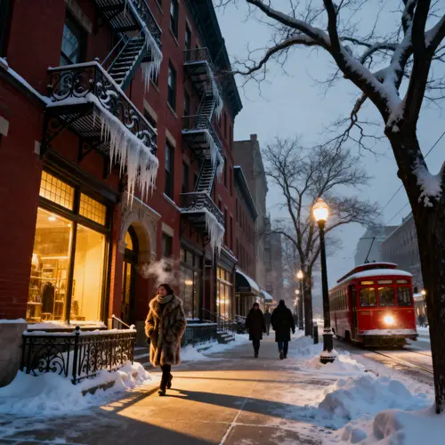 Winter Holidays in Chicago: A Dramatic View